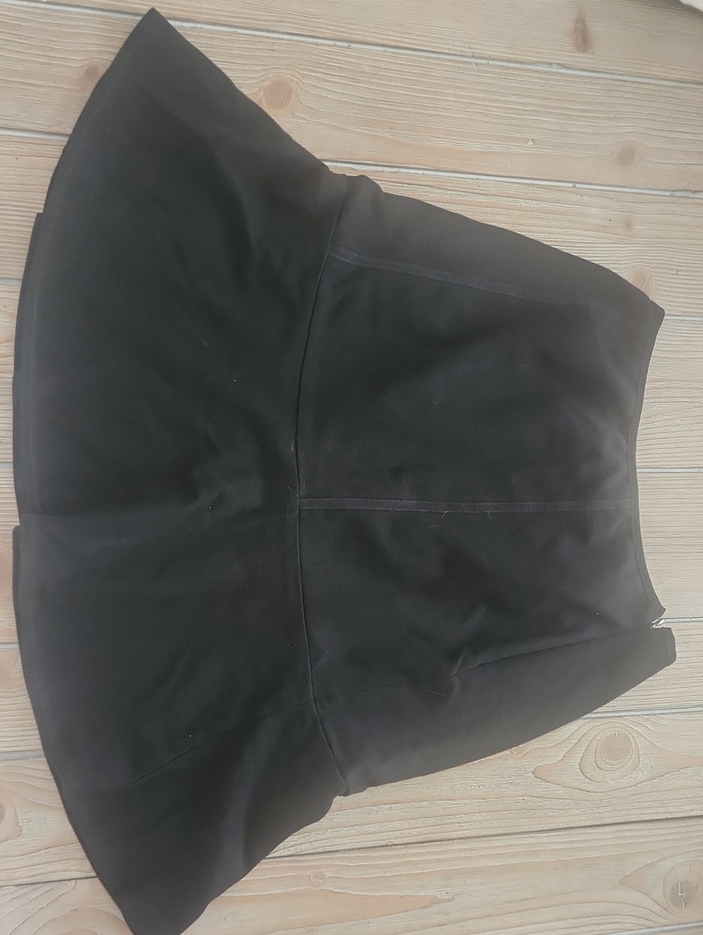 White House Black Market Classic Black Flared Skirt